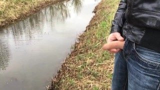 I love to do boys stuff in public – pissing in public