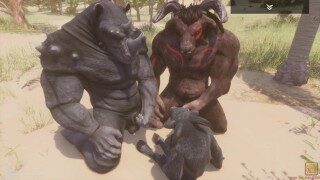 Wild Life / Gay Furry Group Sex